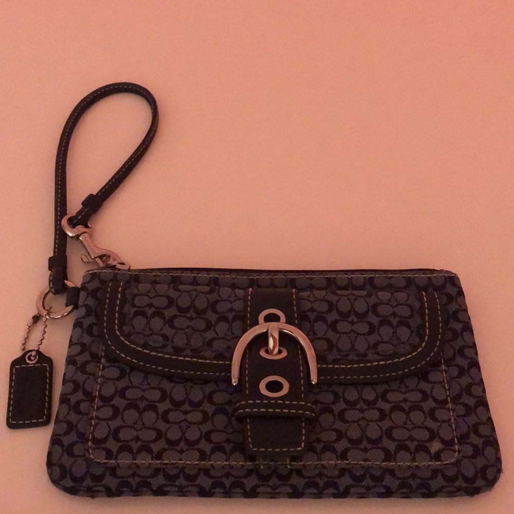 Coach large wristlet / wallet